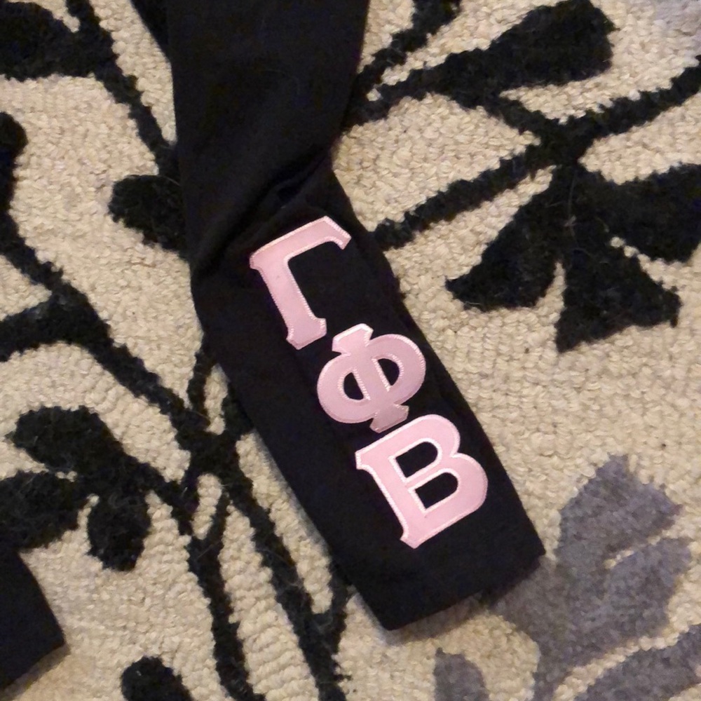 Black gamma phi beta leggings